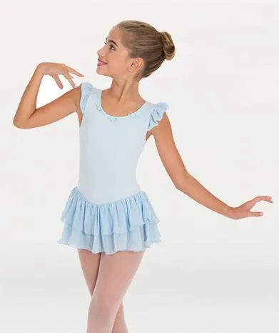 Body Wrappers 2237 Girls Fltslv Leotard