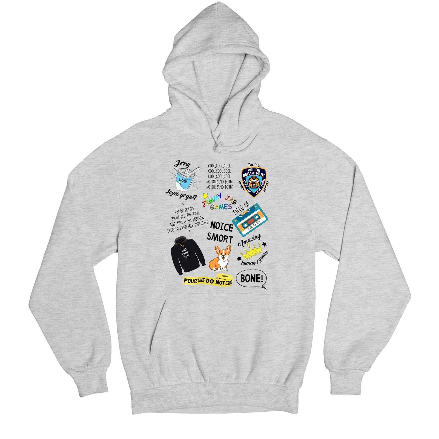 Brooklyn Nine-Nine Hoodie - Nine-Nine Doodle