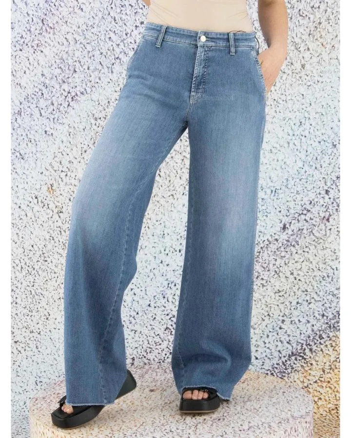 Cambio Alek Wide Leg Jeans