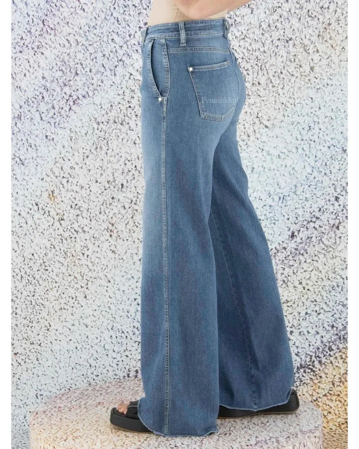 Cambio Alek Wide Leg Jeans