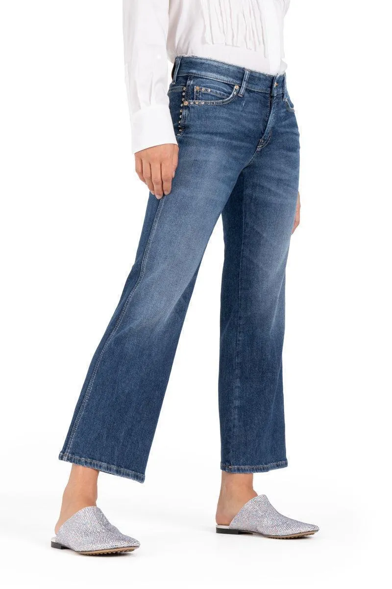 Cambio Francesca Stud Pocket Jean