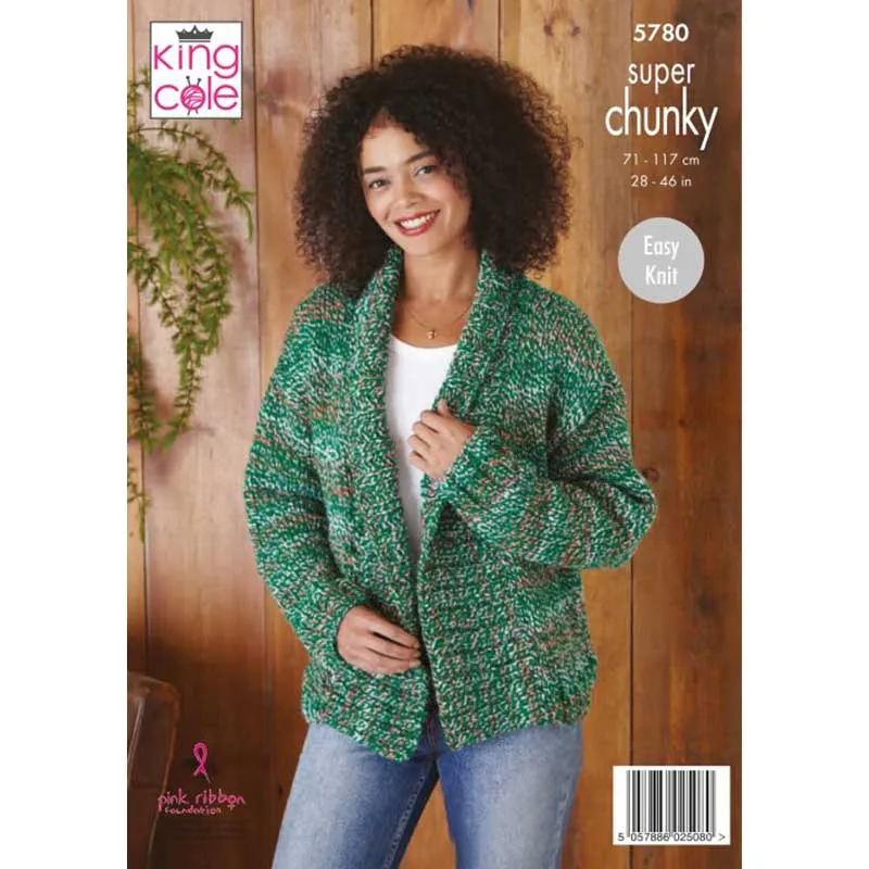 Cardigan & Sweater Knitted in King Cole Christmas Super Chunky