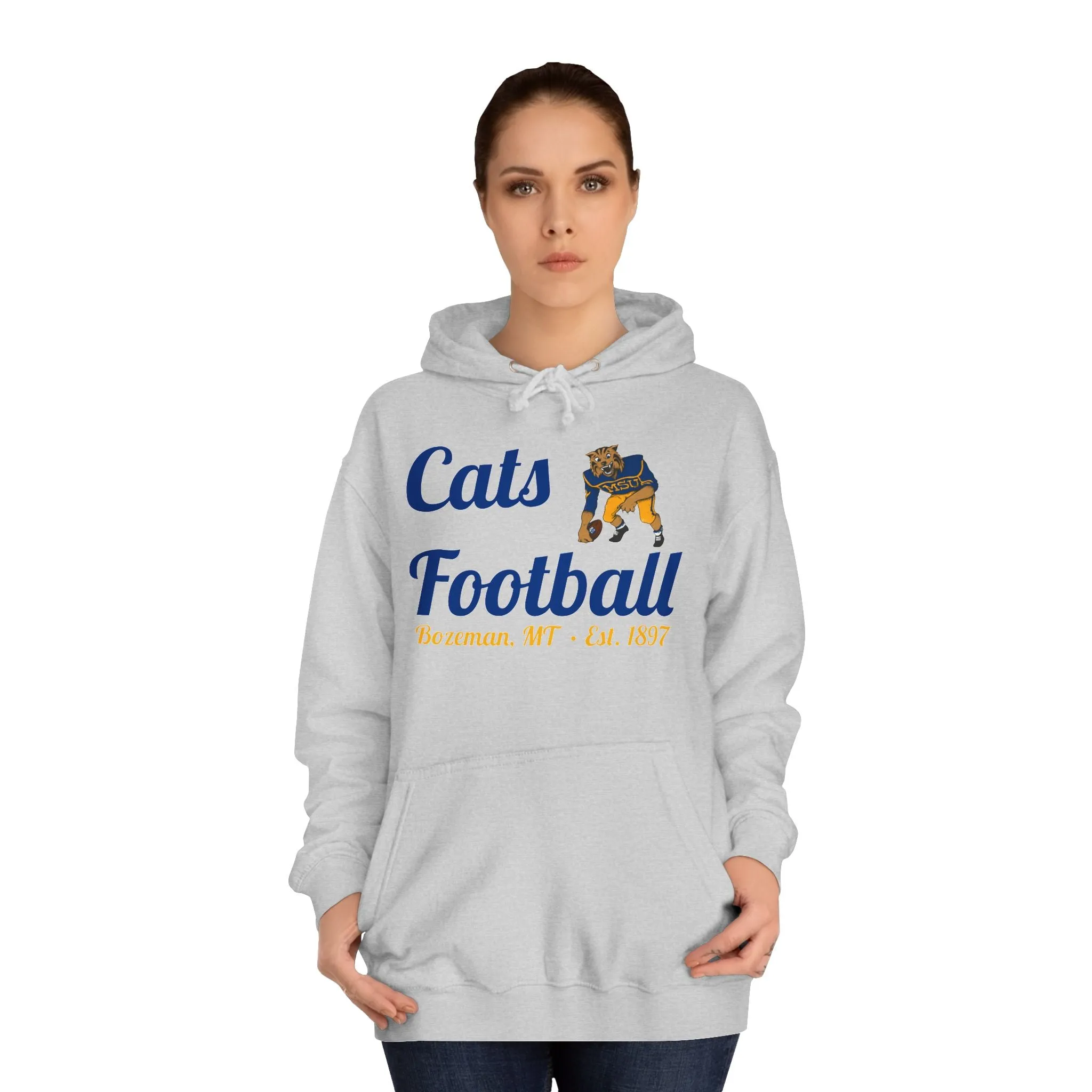 Cats Football College Hoodie