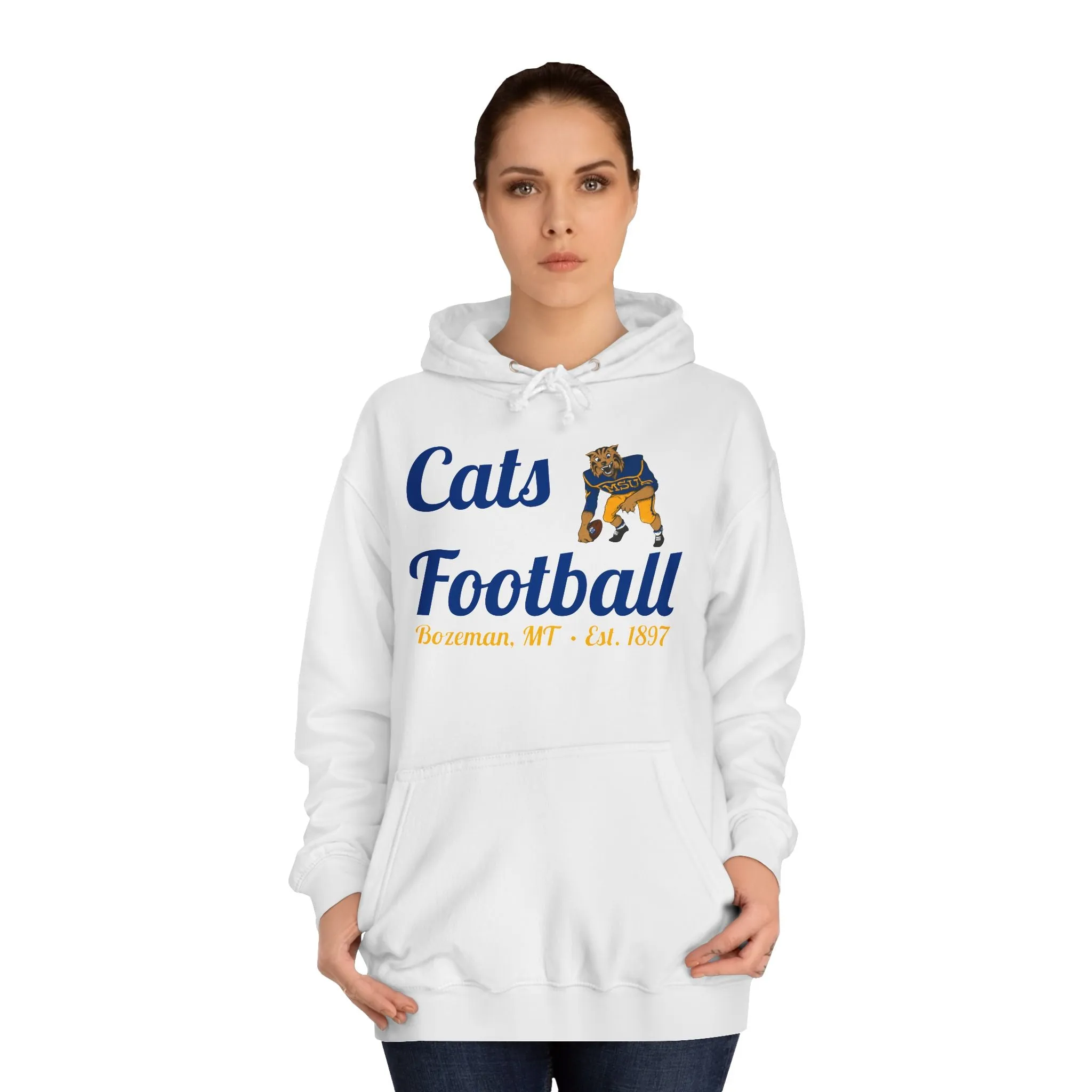 Cats Football College Hoodie