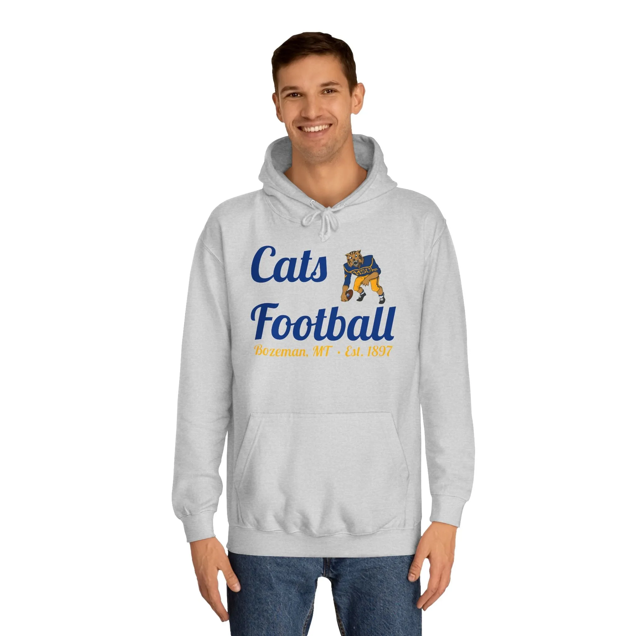 Cats Football College Hoodie