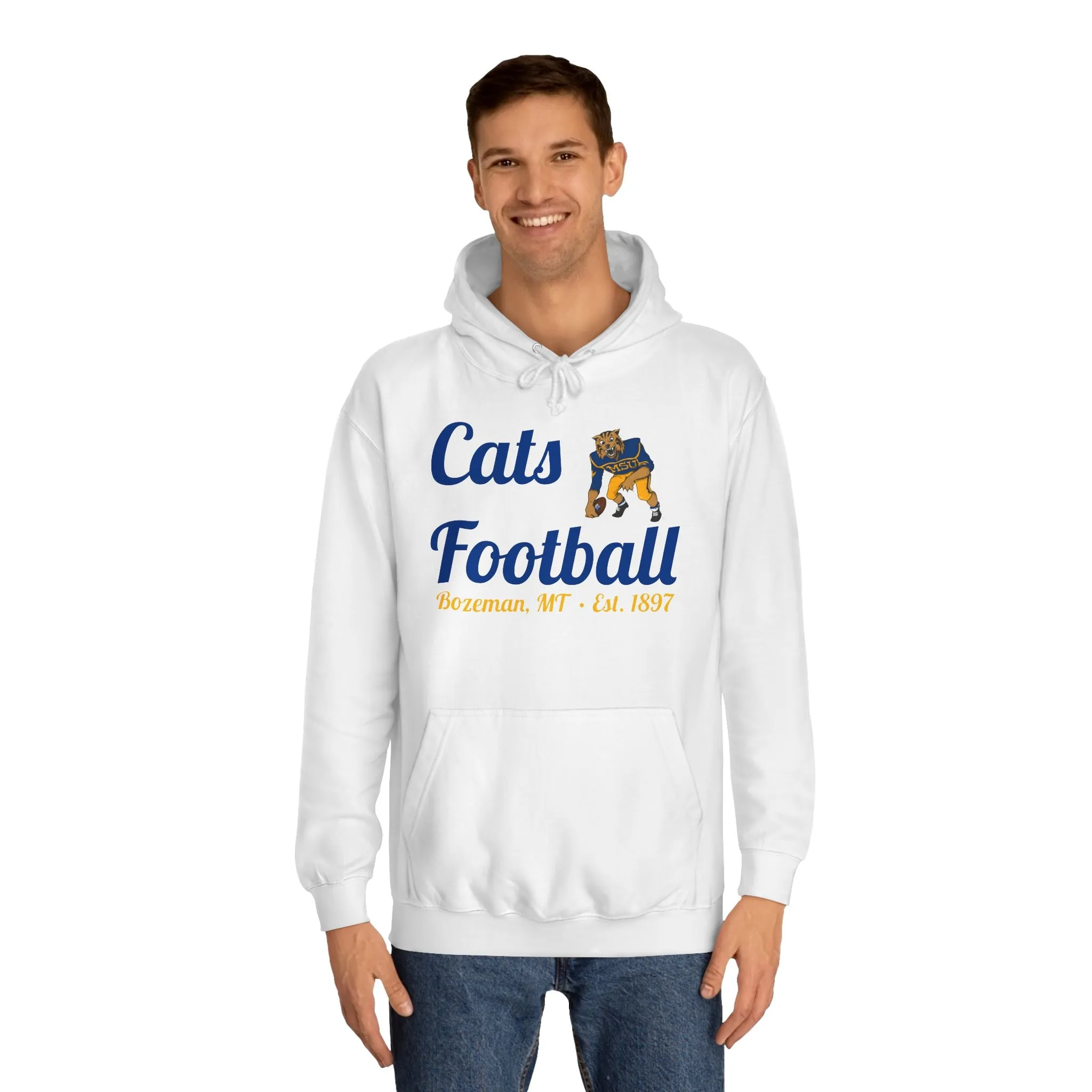 Cats Football College Hoodie