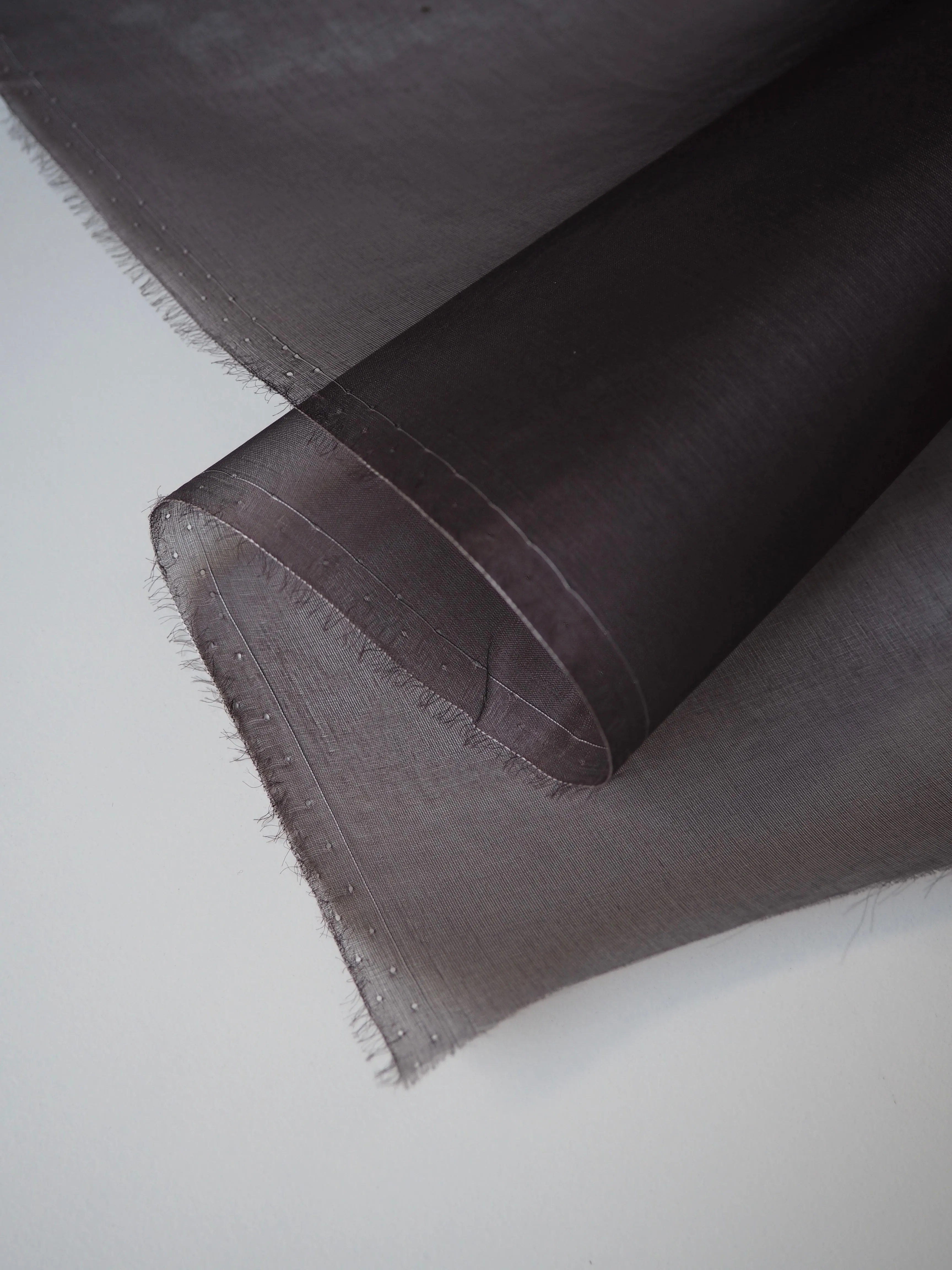 Chocolate Silk Organza