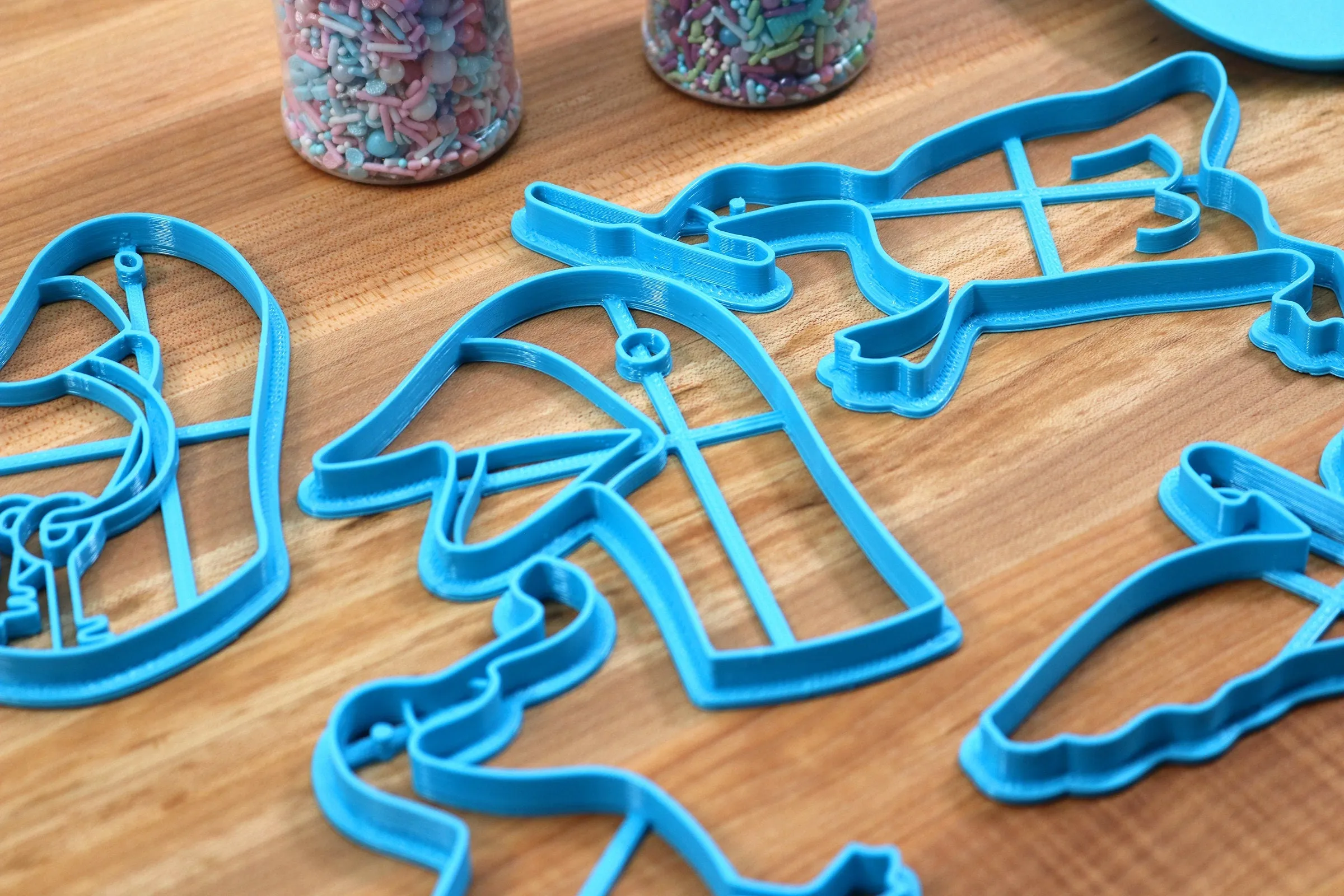 Crazy Goose Cookie Cutters - Flapping Goose, Honking Goose, Key Goose, Stabby Goose