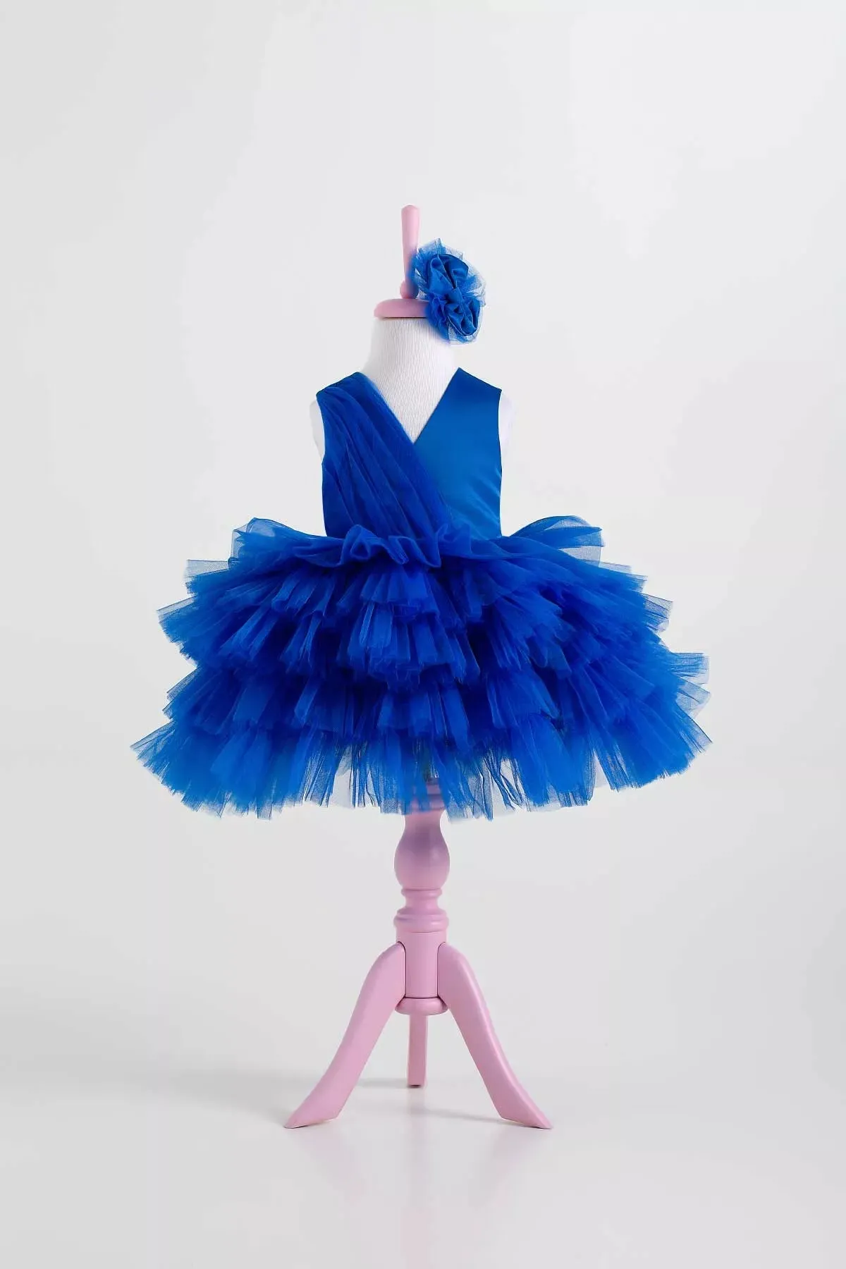 Emily Sax Blue Party Dress