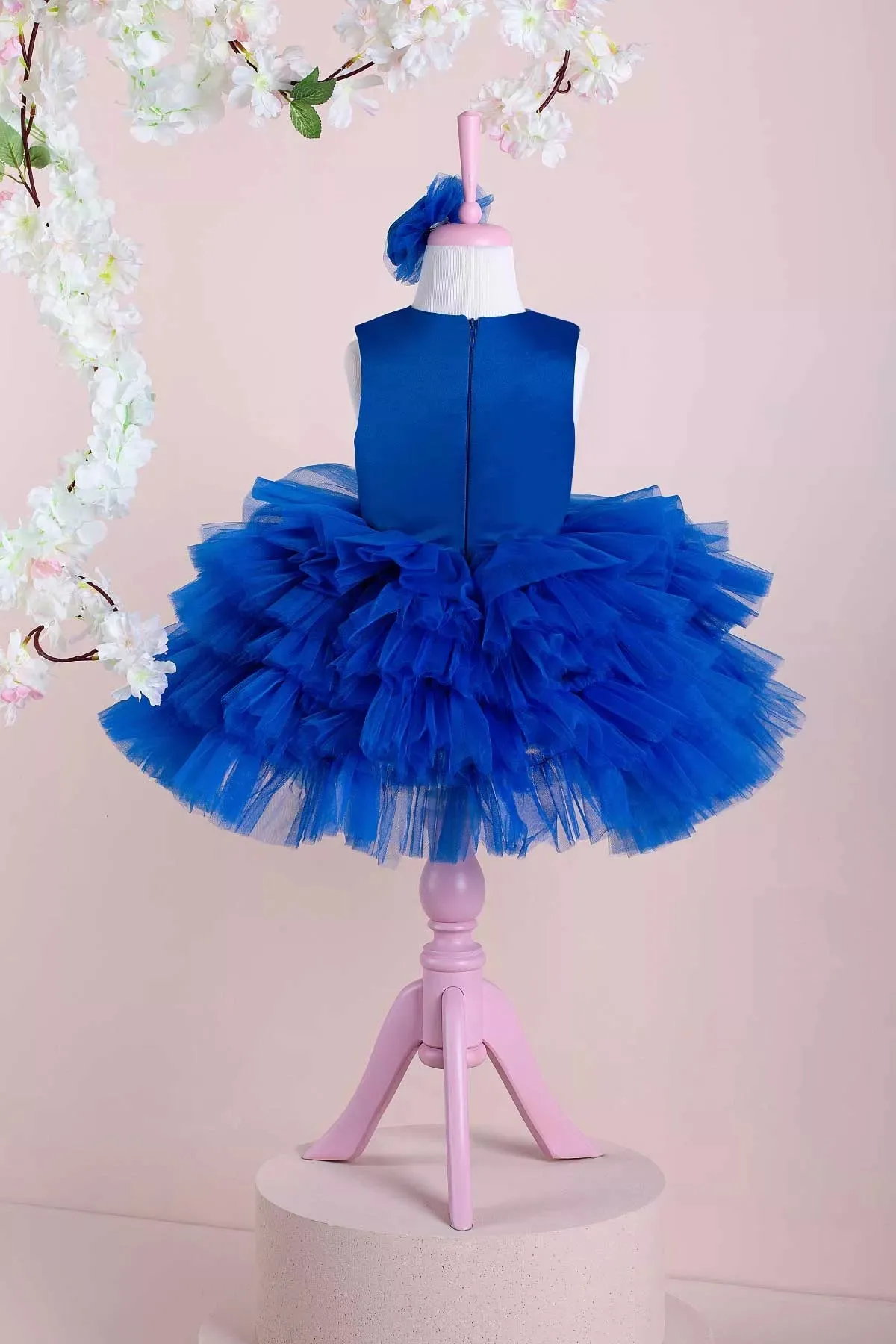Emily Sax Blue Party Dress