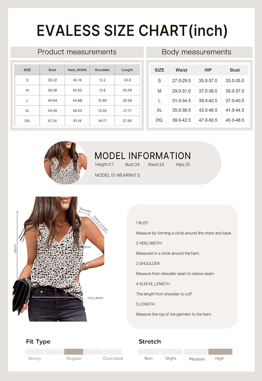 EVALESS Tank Tops for Women 2025 Spring Summer Outfits Cute Polka Dots Sleeveless Tops Loose Fit Shirts