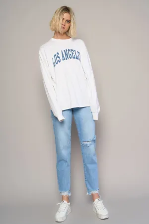 Experimental Trend Tapered Jeans