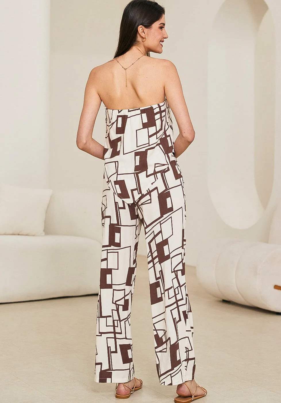 Geo Wide Leg Pant