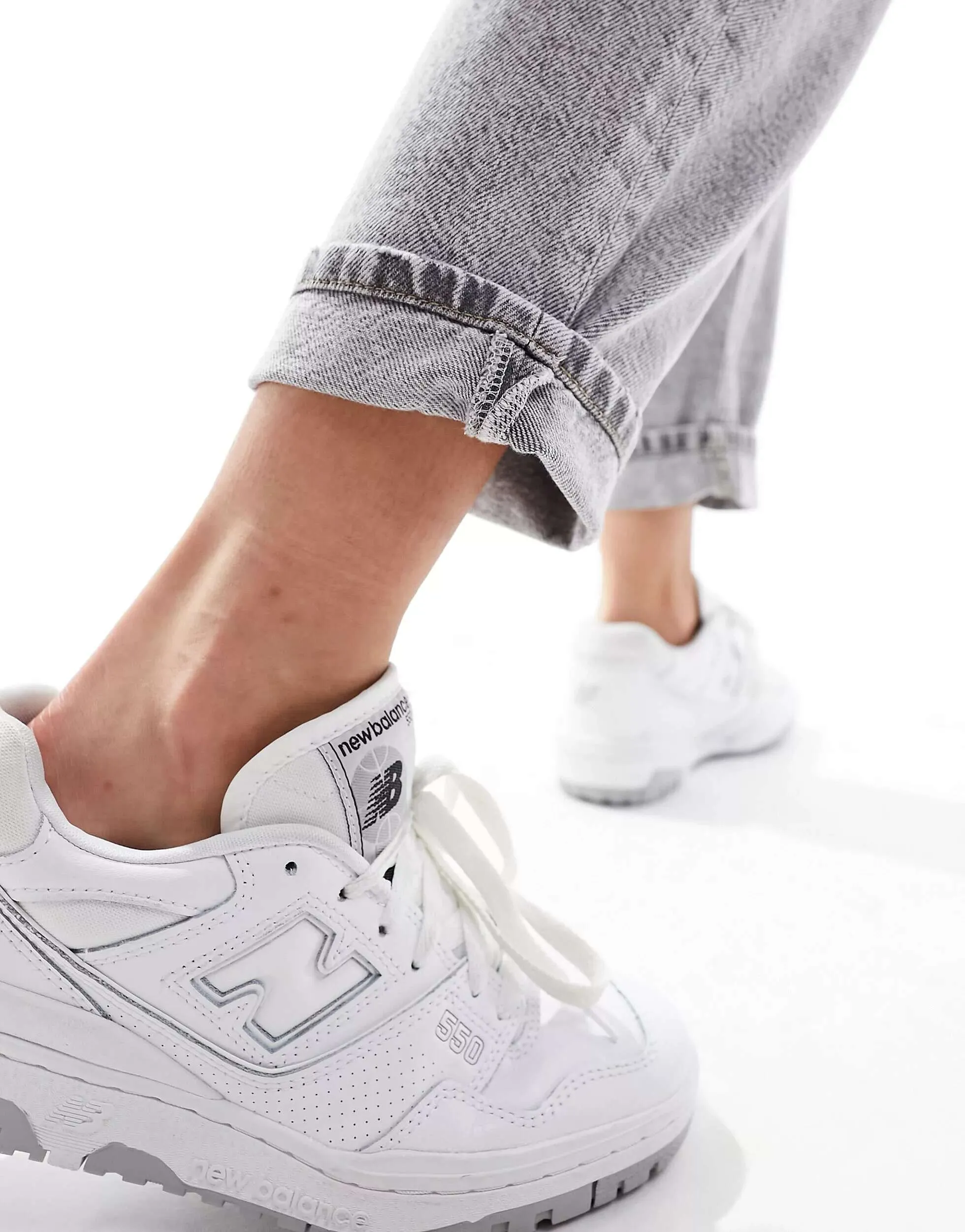 Gray Bershka Mom jeans
