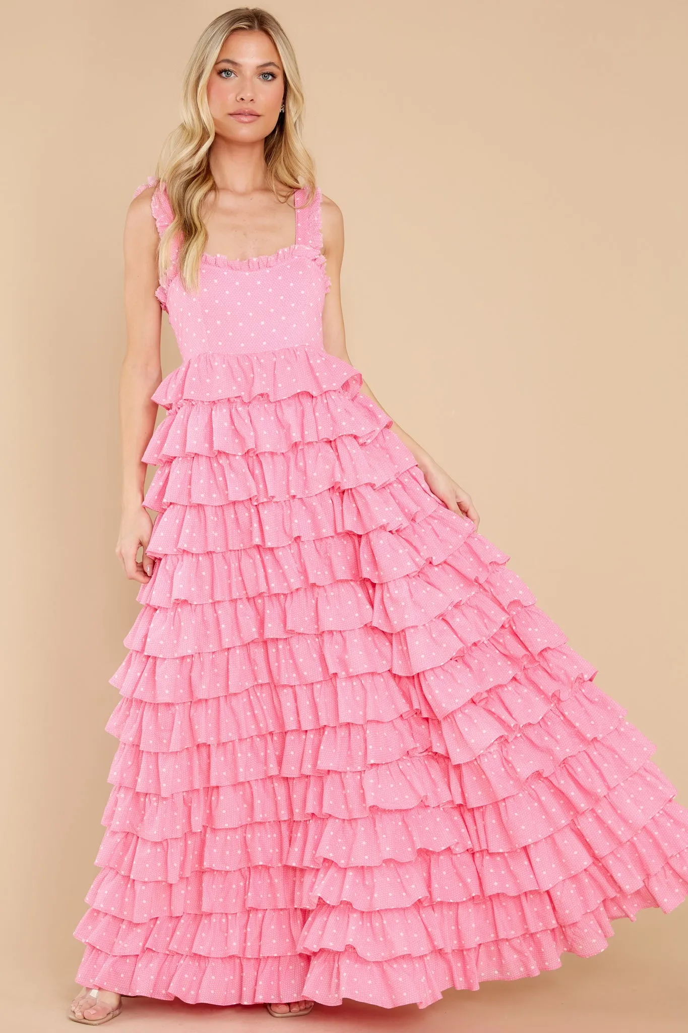 Idra Hot Pink Cherry Dress