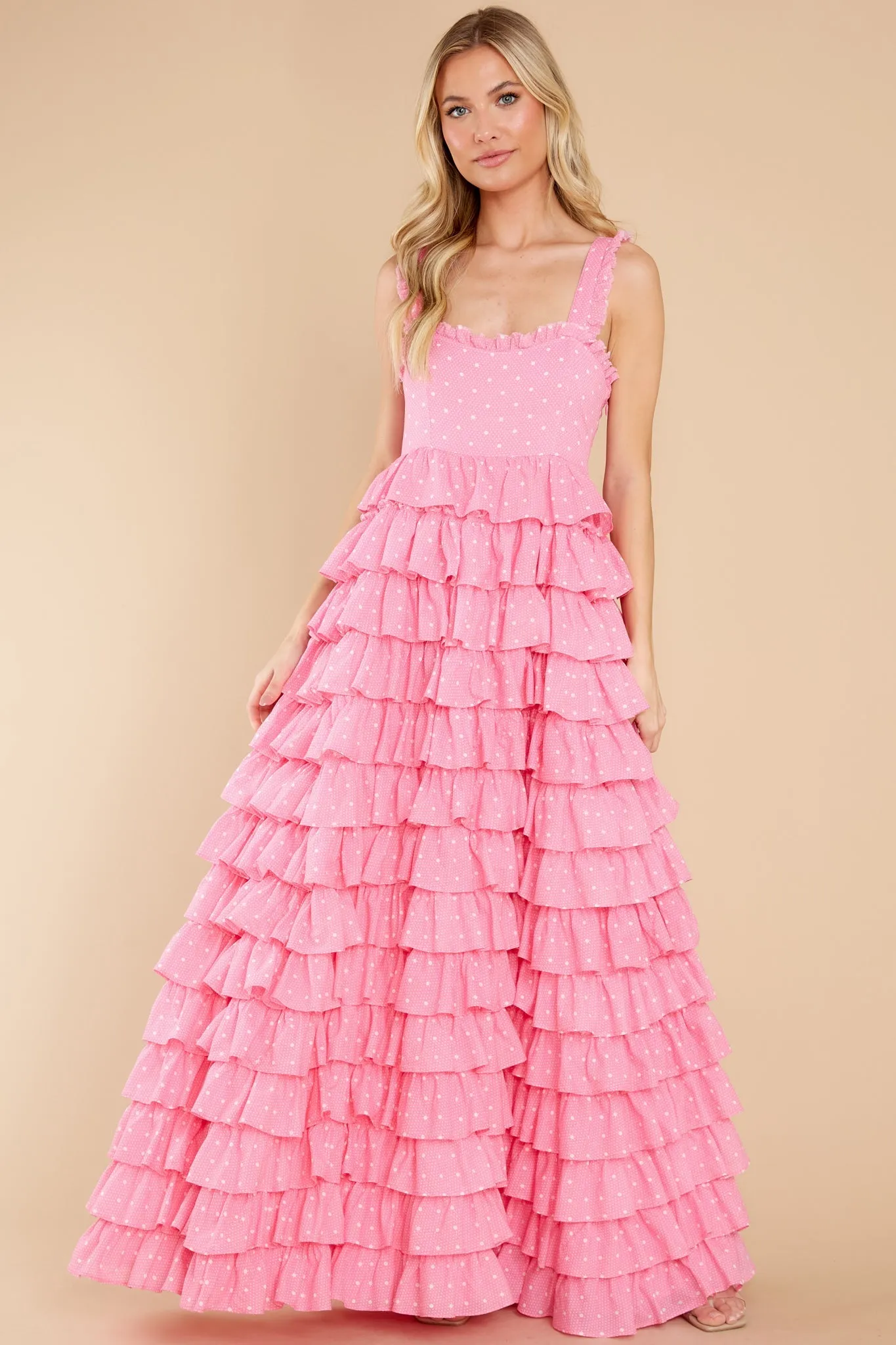 Idra Hot Pink Cherry Dress