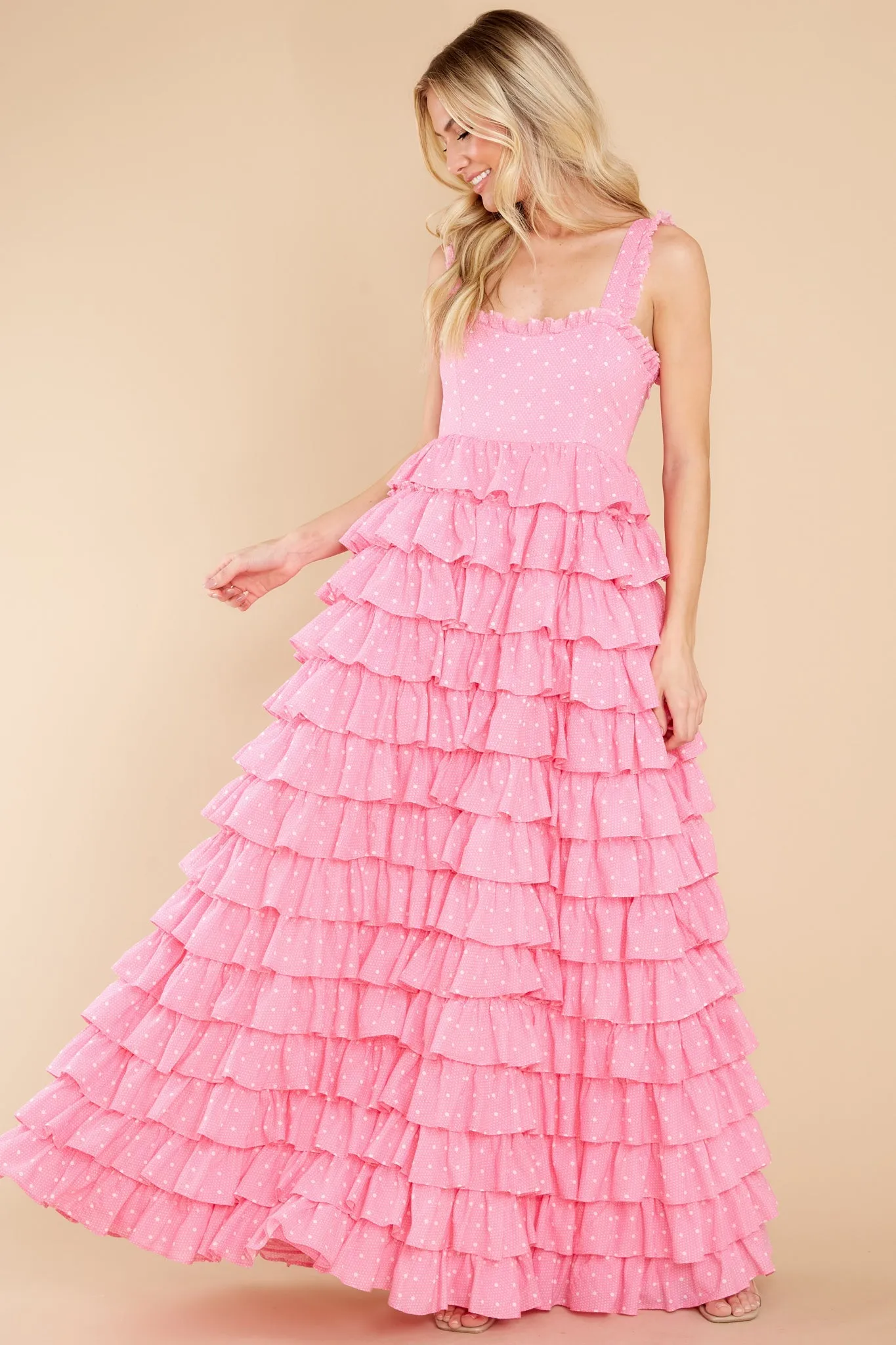 Idra Hot Pink Cherry Dress
