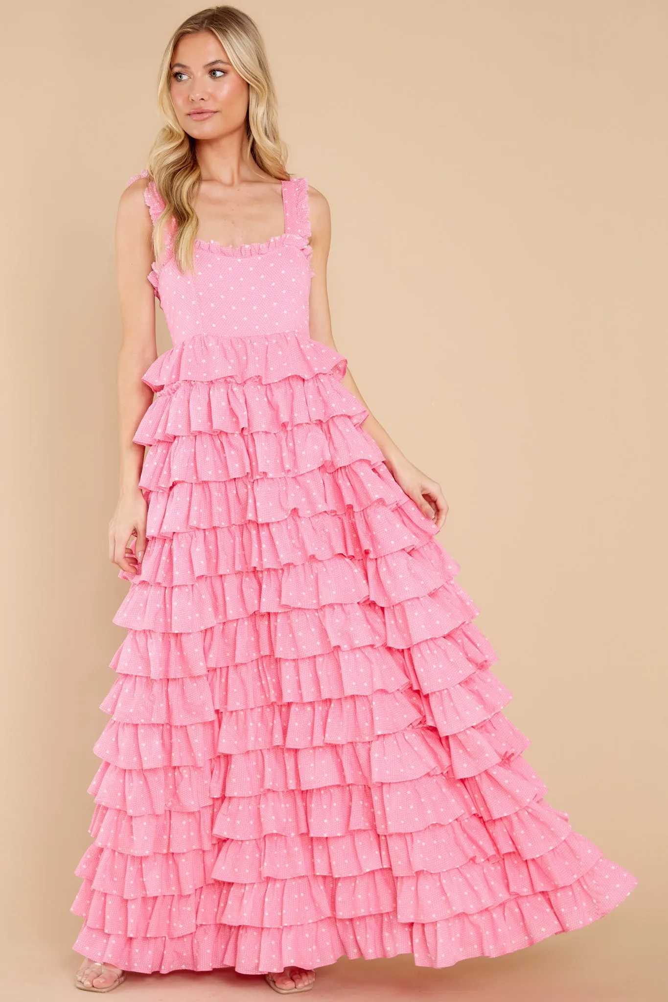 Idra Hot Pink Cherry Dress