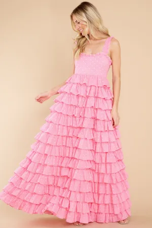 Idra Hot Pink Cherry Dress