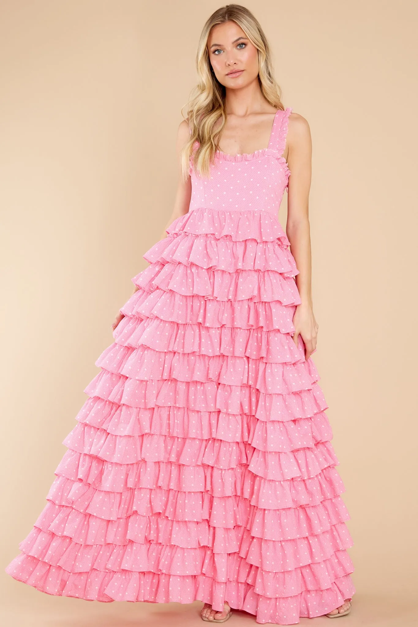 Idra Hot Pink Cherry Dress
