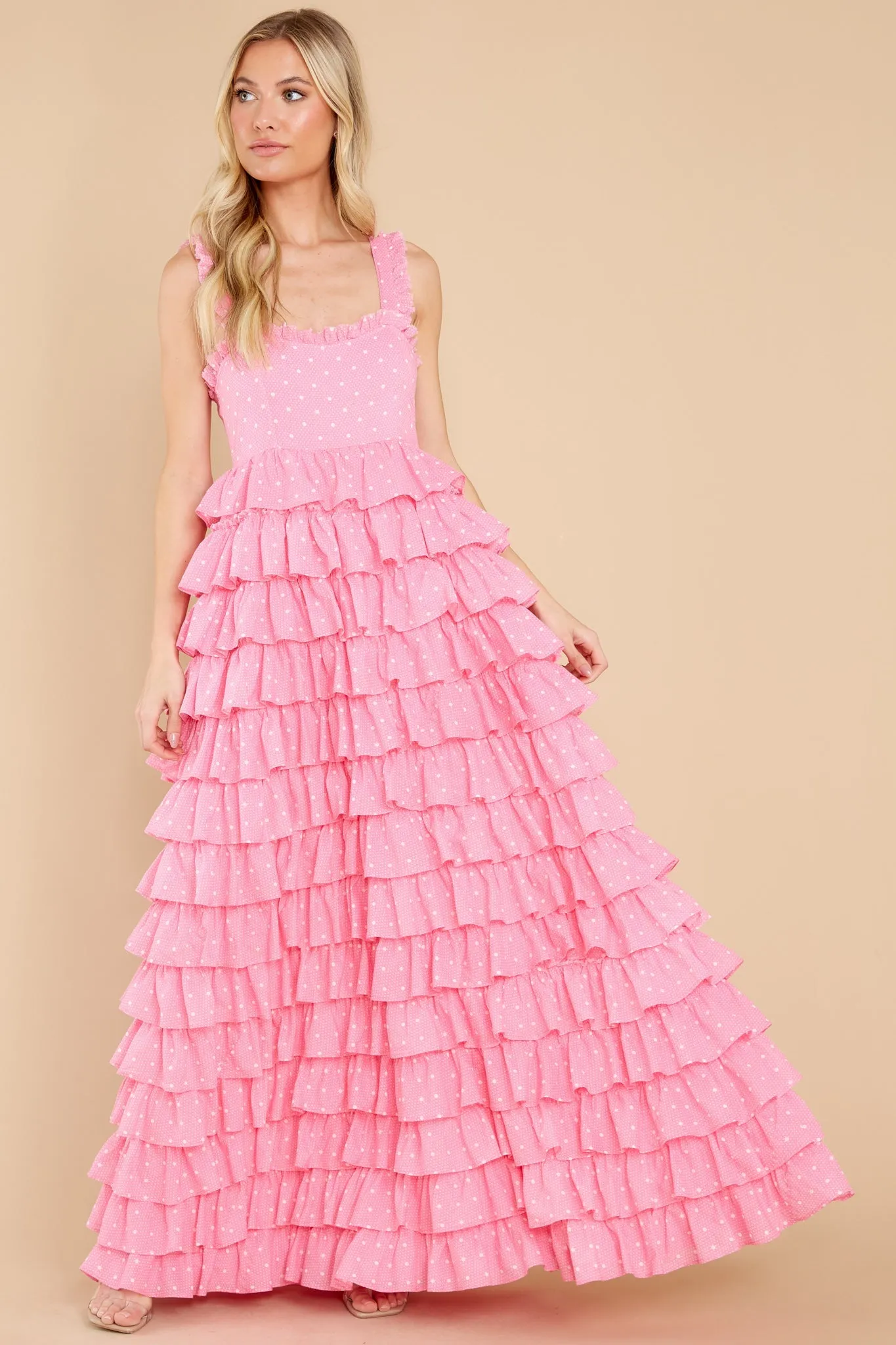 Idra Hot Pink Cherry Dress
