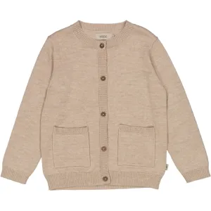 Knit Cardigan Skye - khaki melange