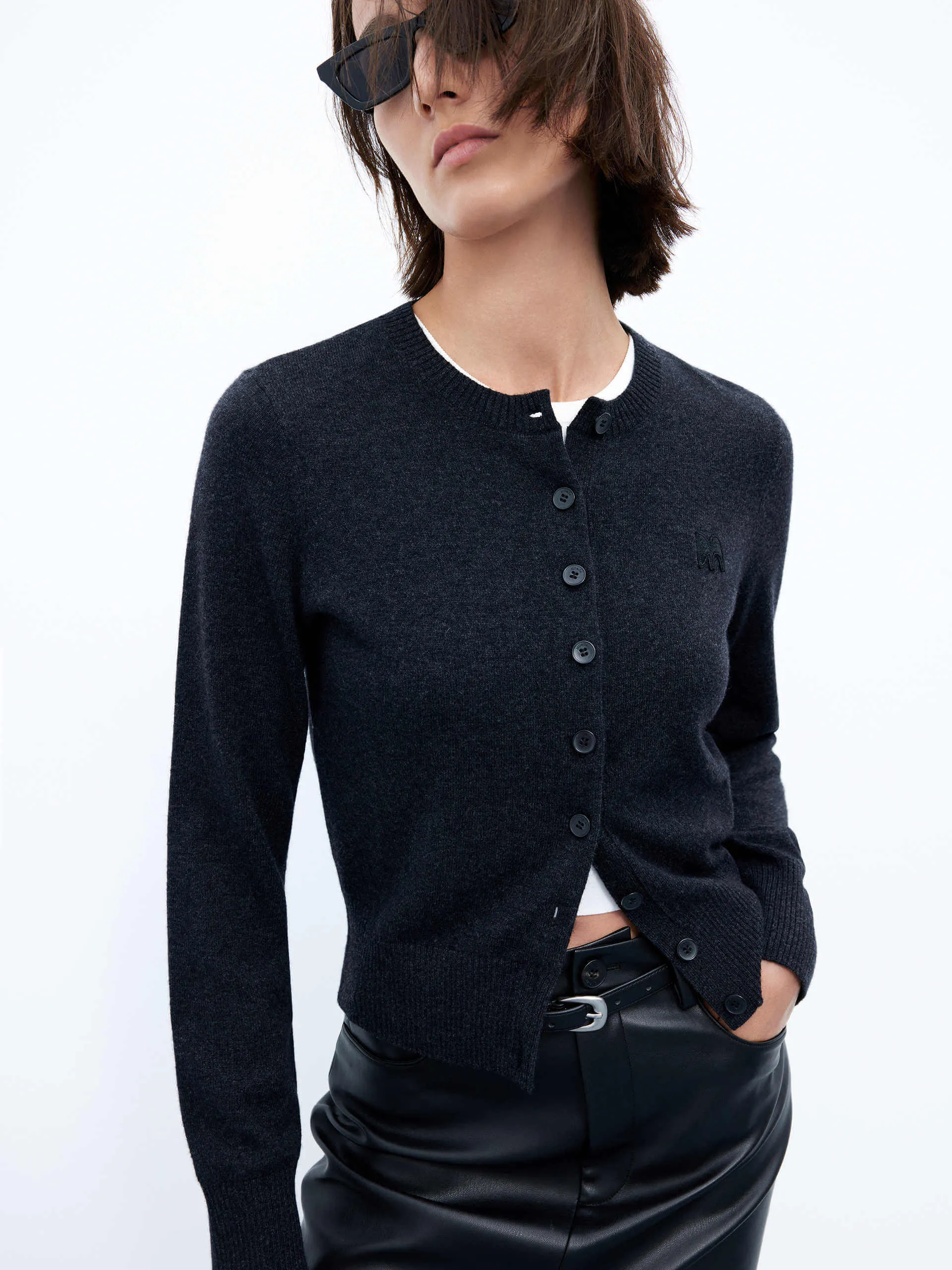 Knitted Short Cardigan