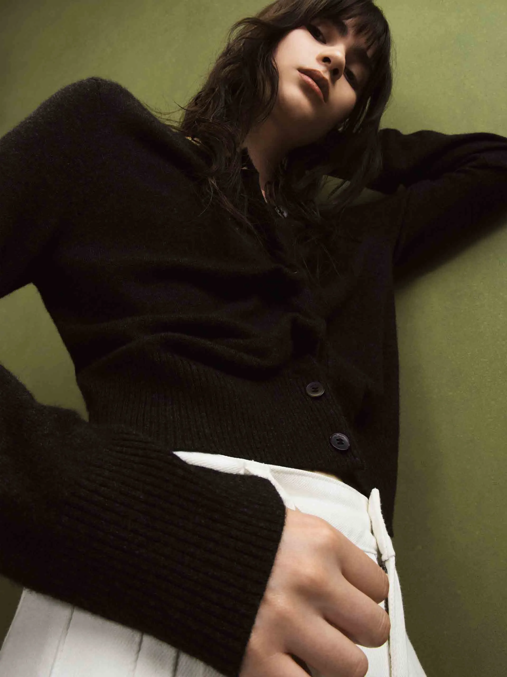Knitted Short Cardigan