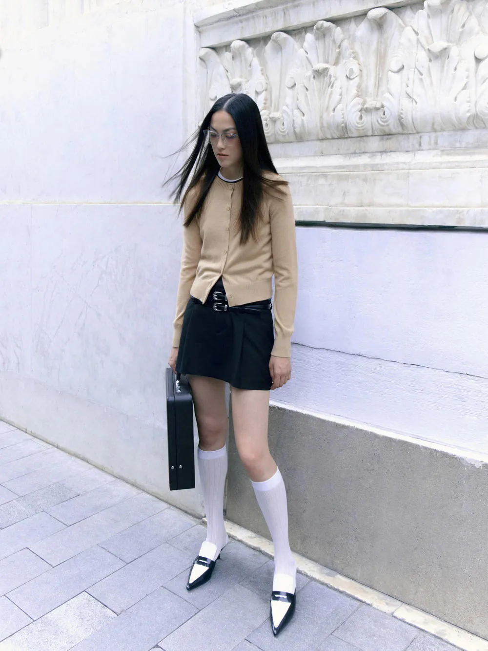 Knitted Short Cardigan
