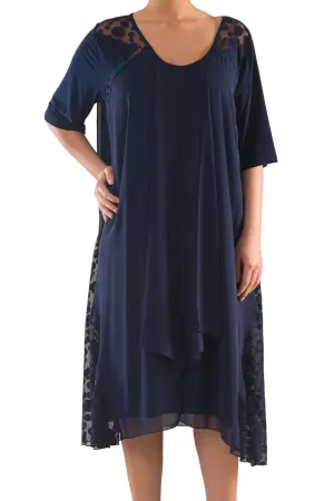 La Mouette Women's Plus Size Sophisticated Cocktail Dress