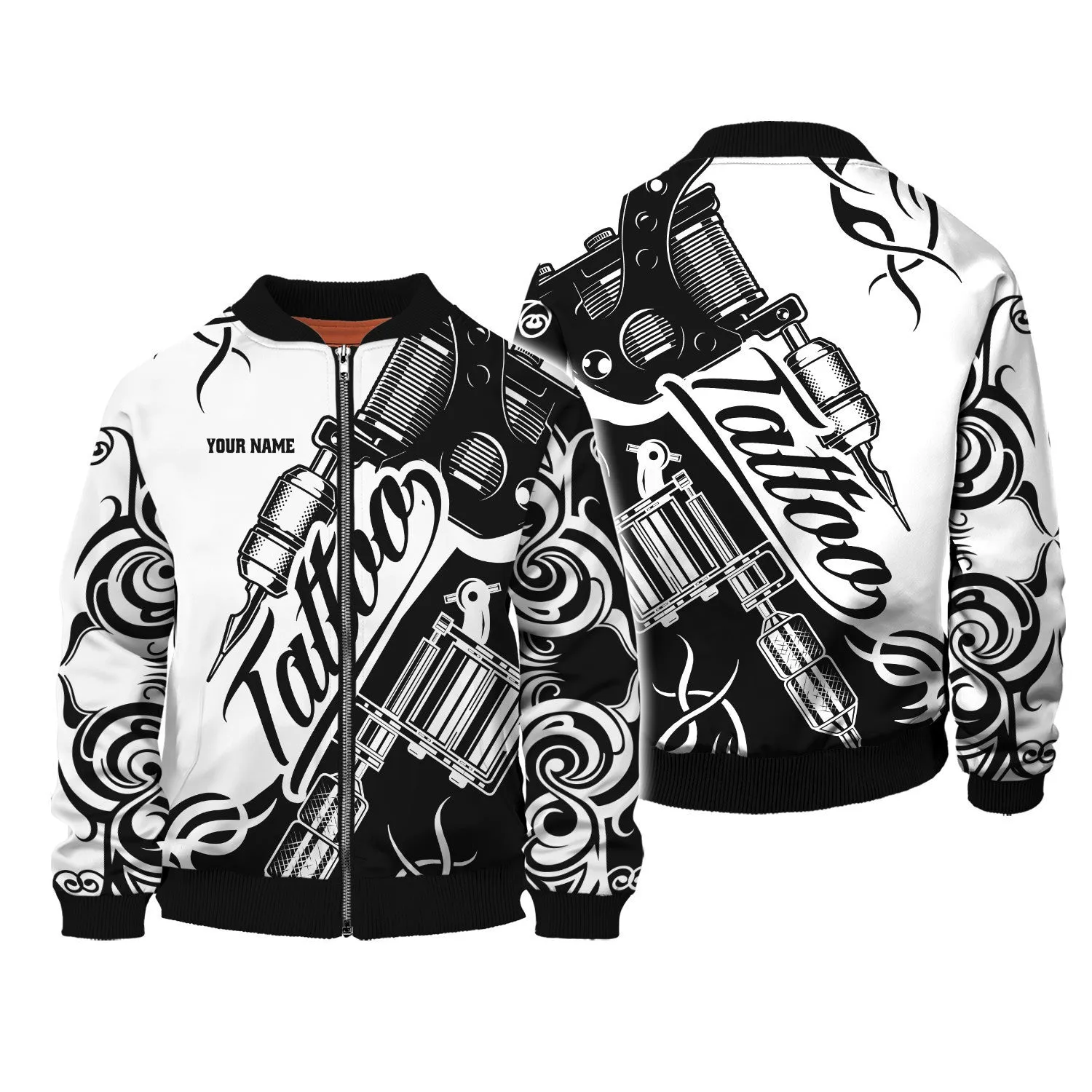 Latest Tattoo Artist Shop Personalized Name Sweatshirt 3D Hoodie, 3D Zipper Hoodie