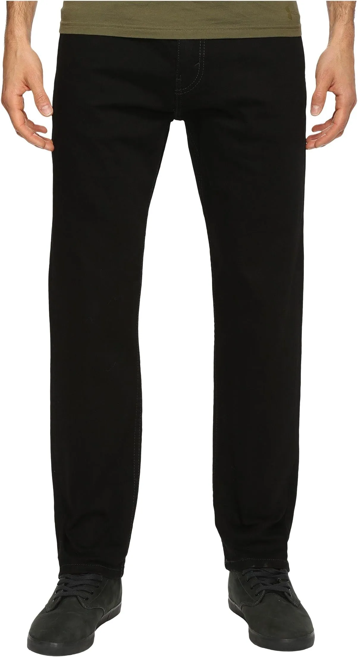 Levi's 502 Regular Taper Fit Jeans in Native Cali Black Stretch