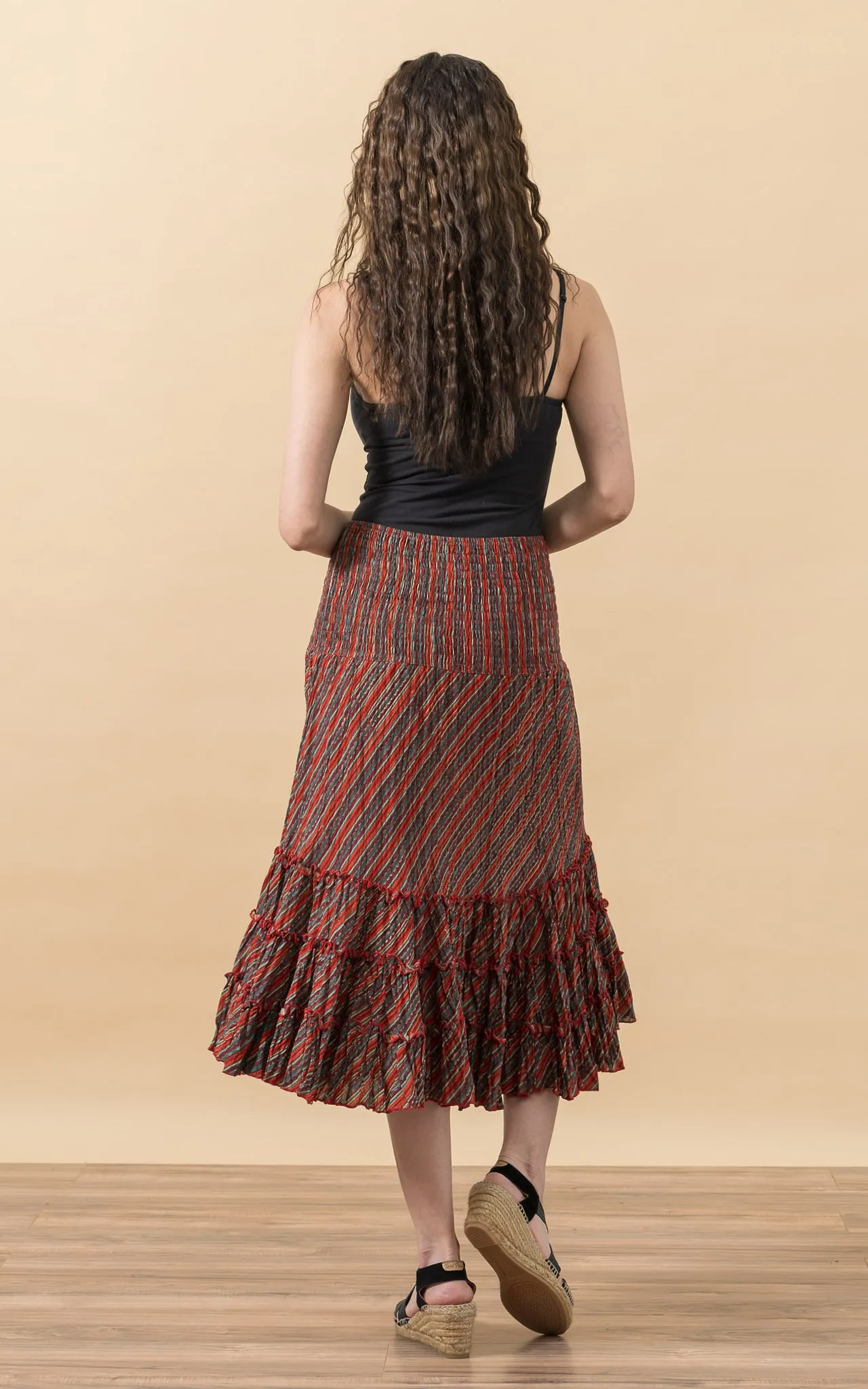 Lola Skirt, Short, Taos Stripe