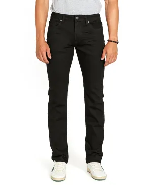 Men's straight fit six stretch Buffalo David Bitton jeans, black