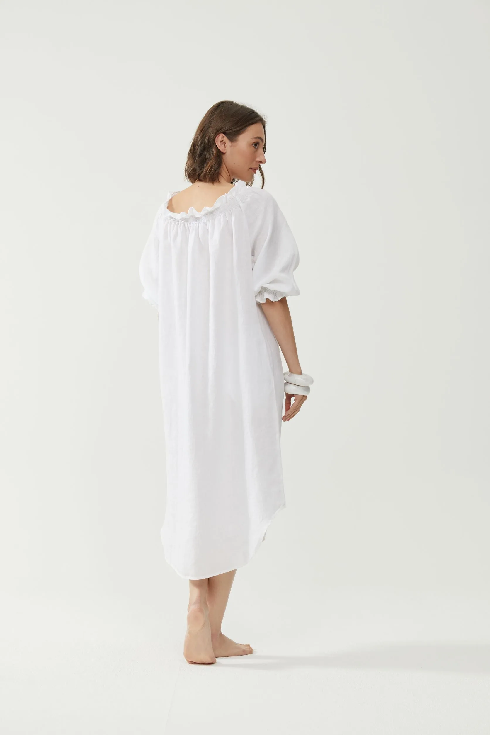 Mia Dress White