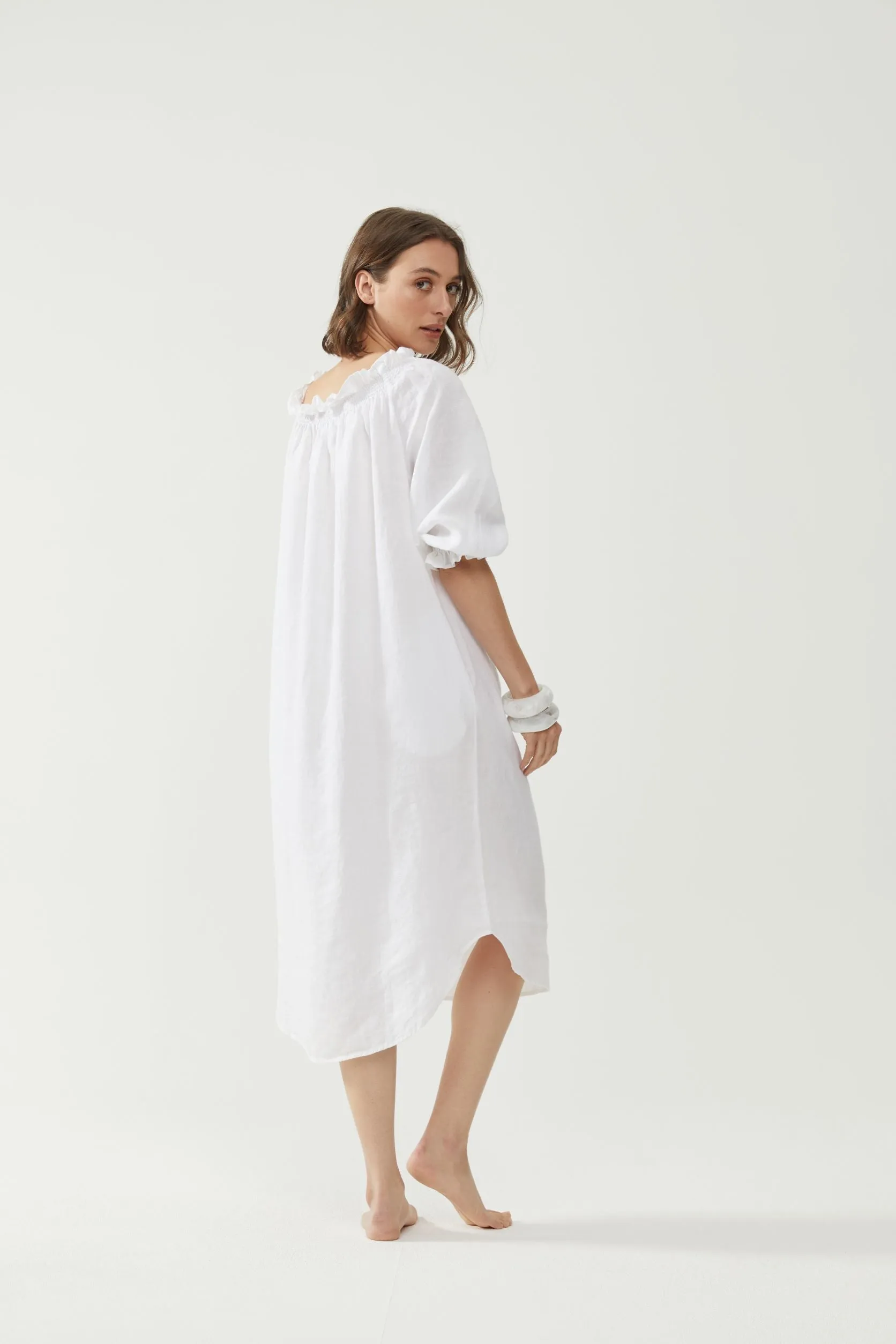 Mia Dress White