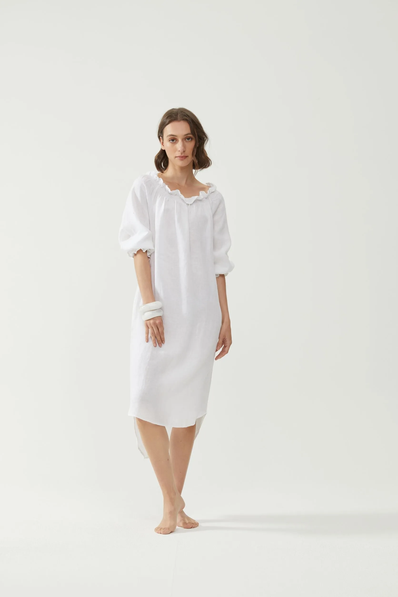 Mia Dress White