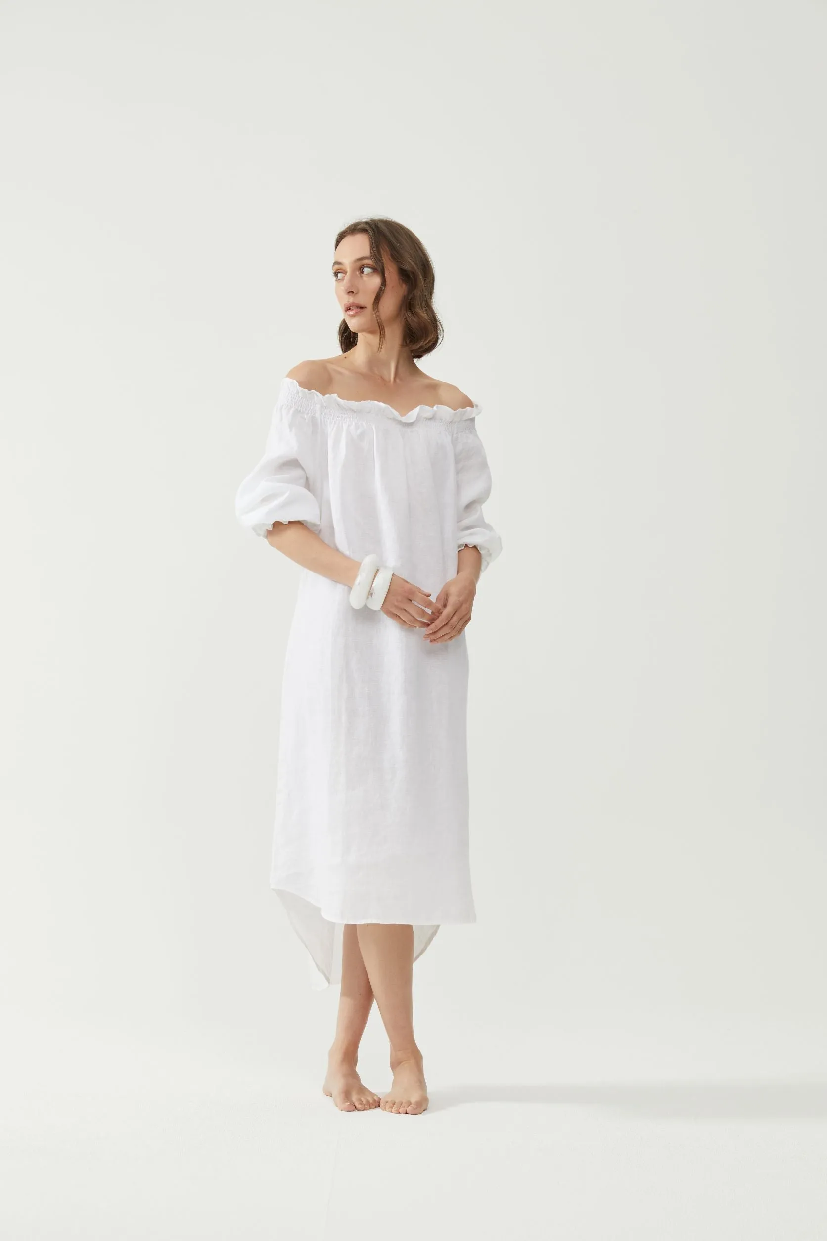Mia Dress White