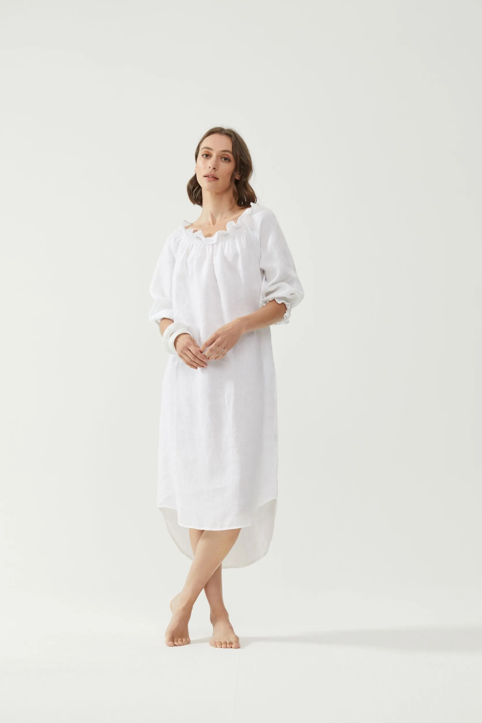 Mia Dress White