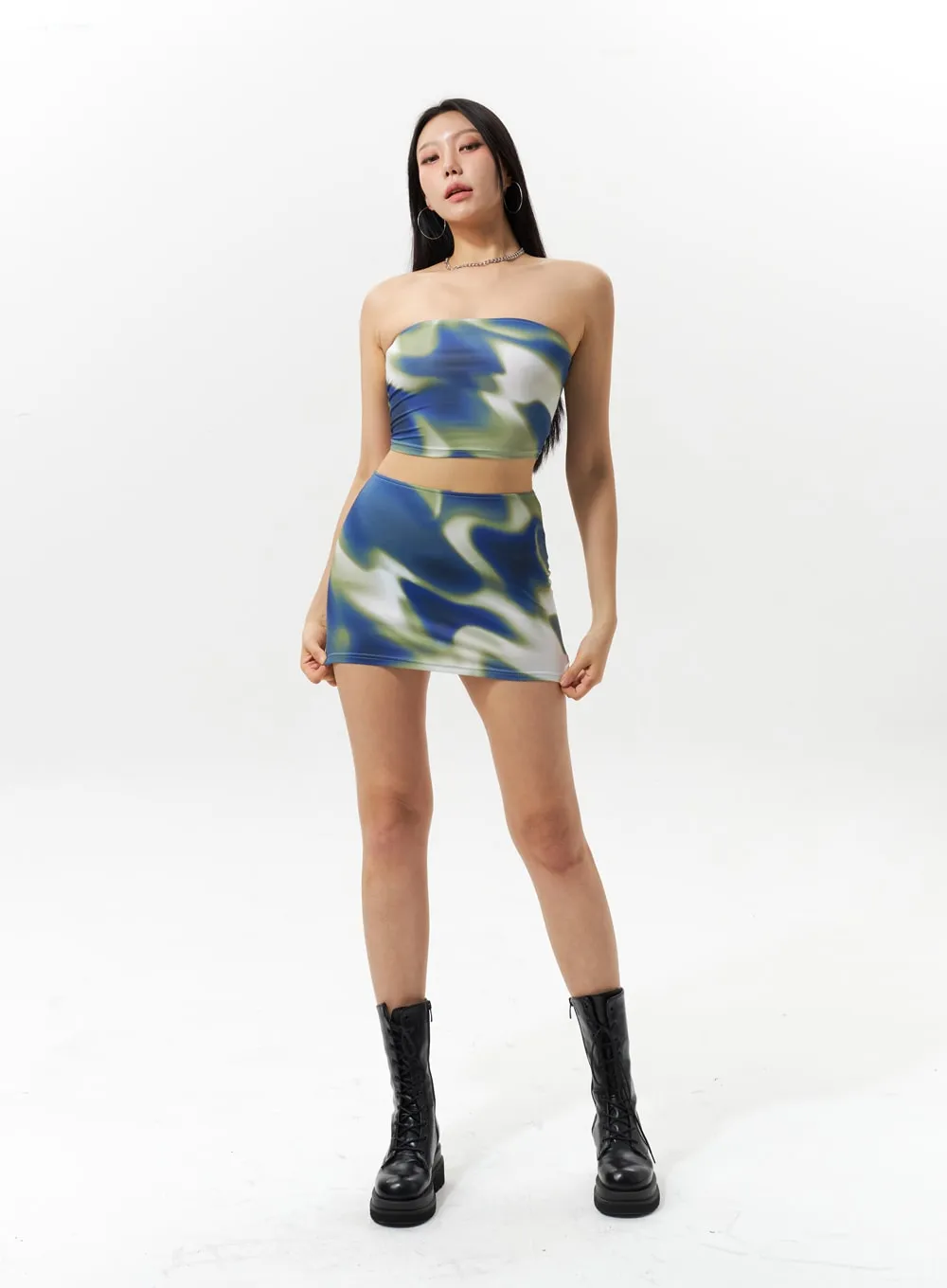 Mixed Color Tube Top IU322