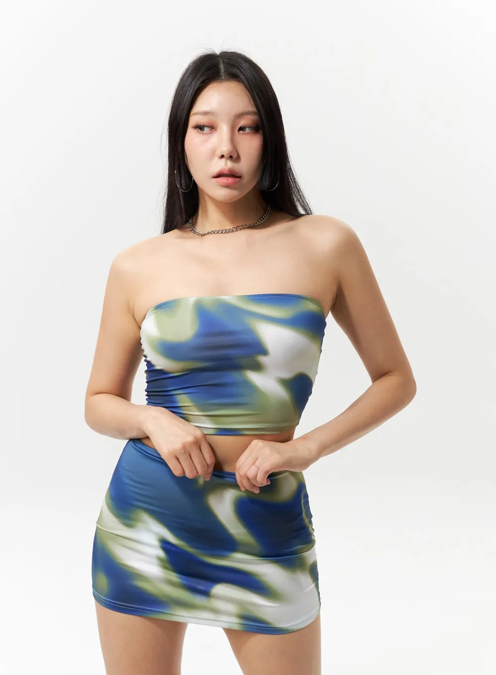 Mixed Color Tube Top IU322