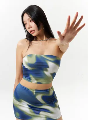 Mixed Color Tube Top IU322