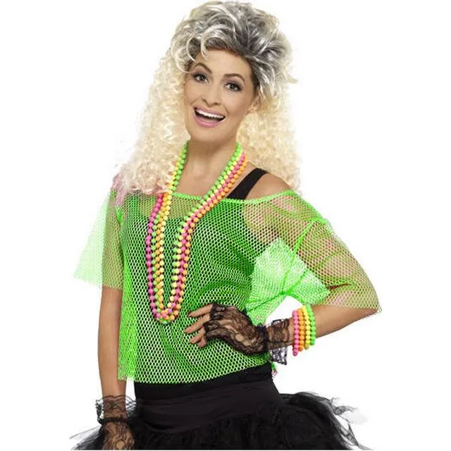 Neon Fishnet Top