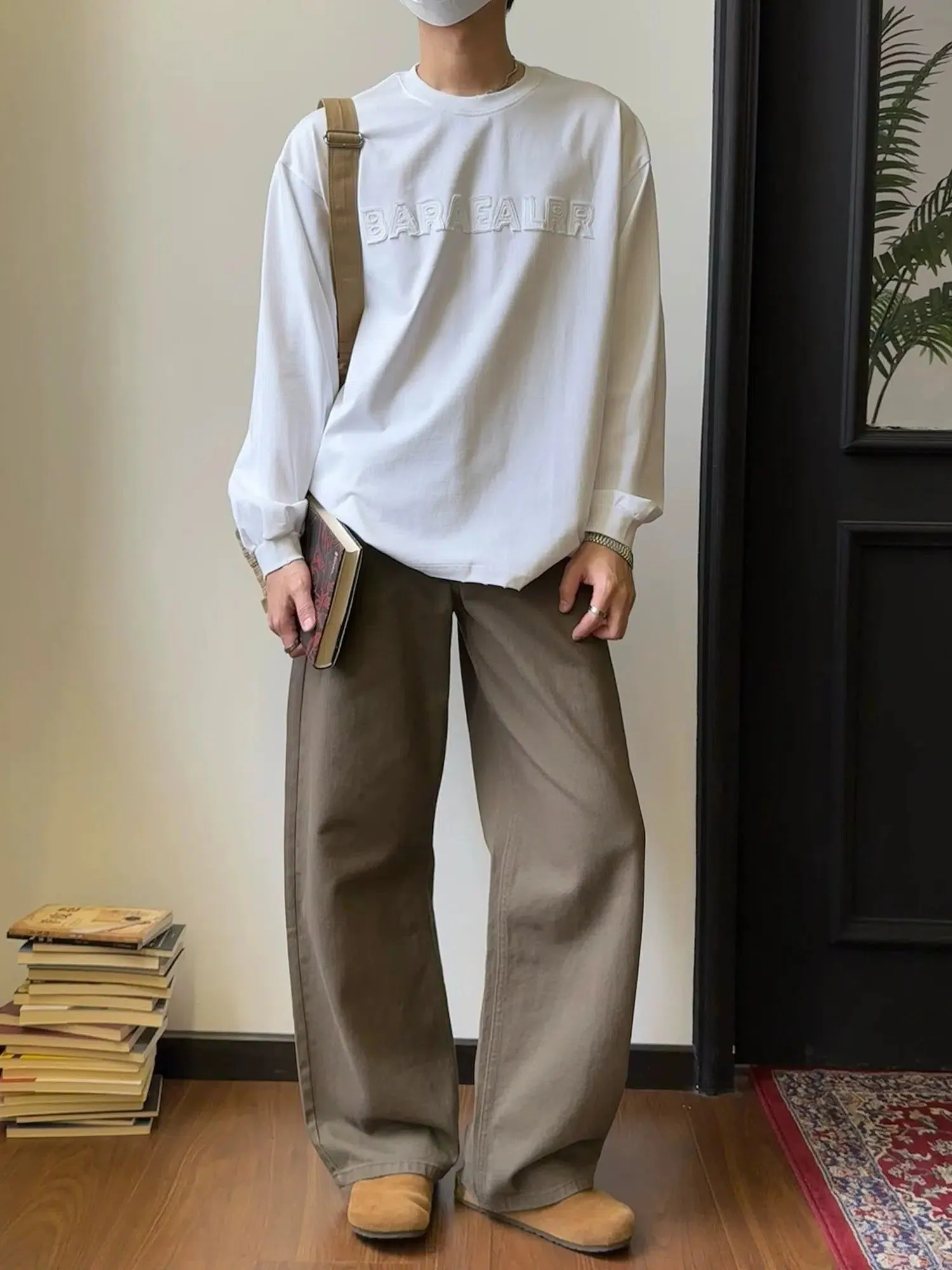 Nine High-Waisted Straight Jeans