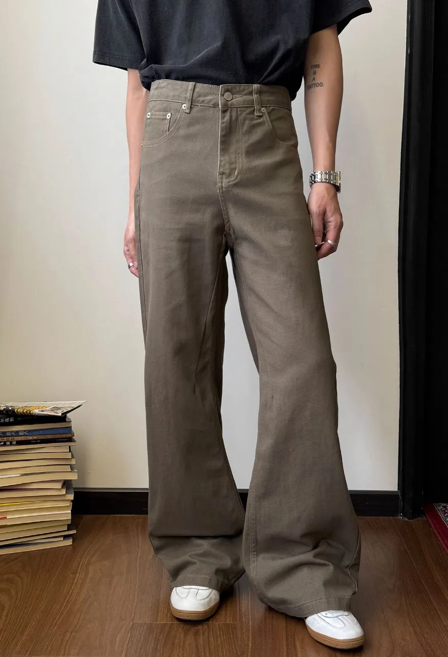 Nine Plain Loose Straight Fit Jeans