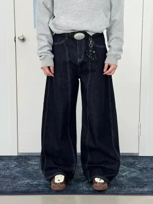 Nine Stitched Machete Straight Jeans
