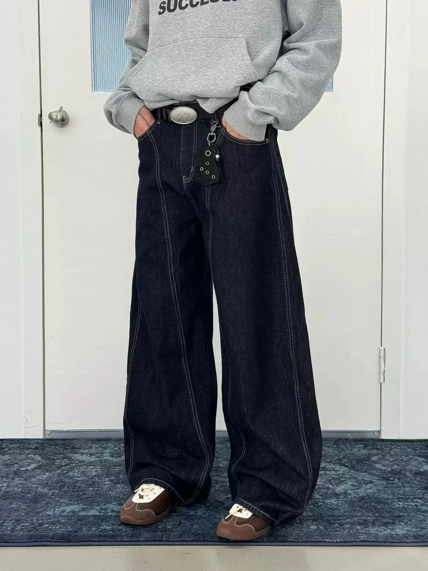 Nine Stitched Machete Straight Jeans