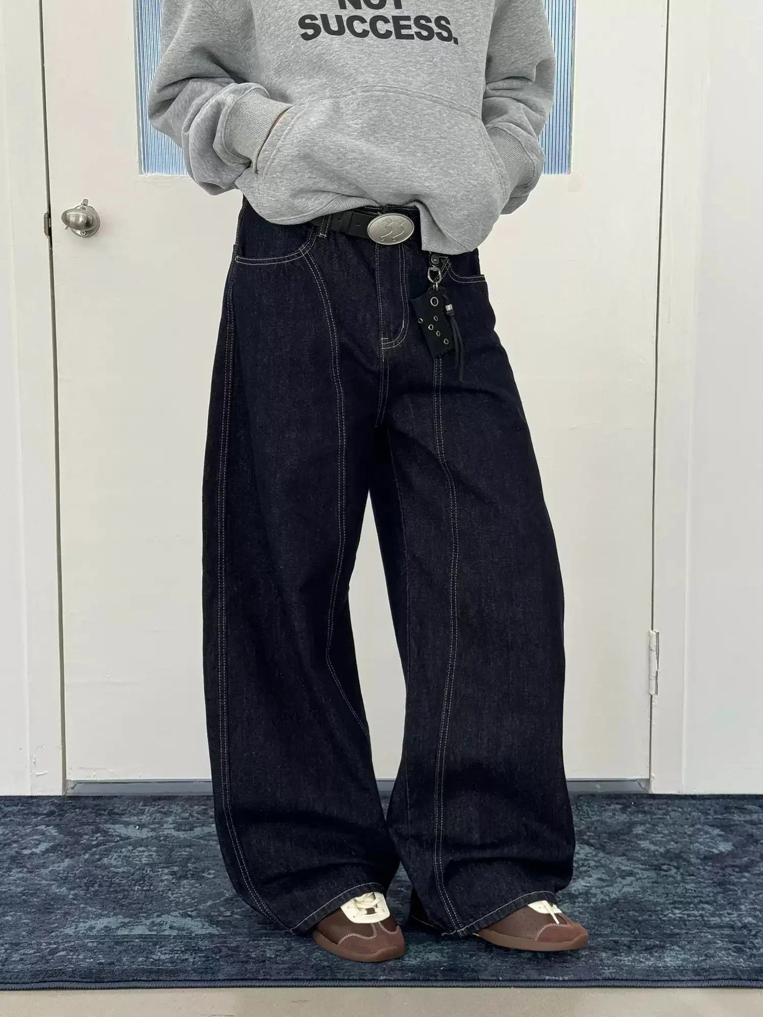 Nine Stitched Machete Straight Jeans