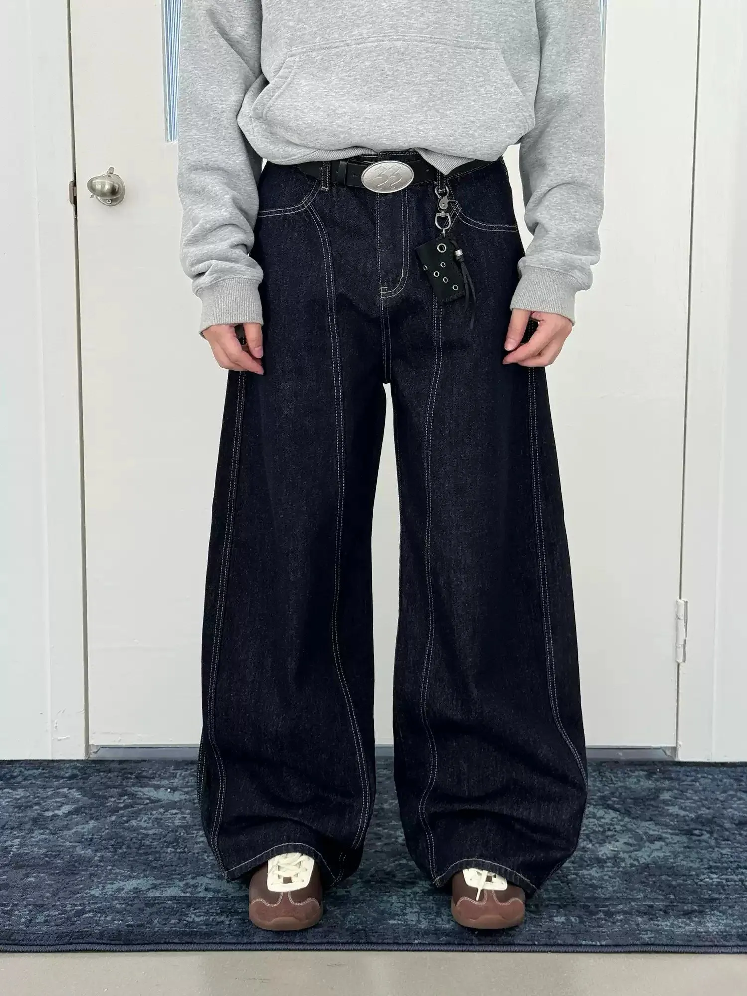 Nine Stitched Machete Straight Jeans