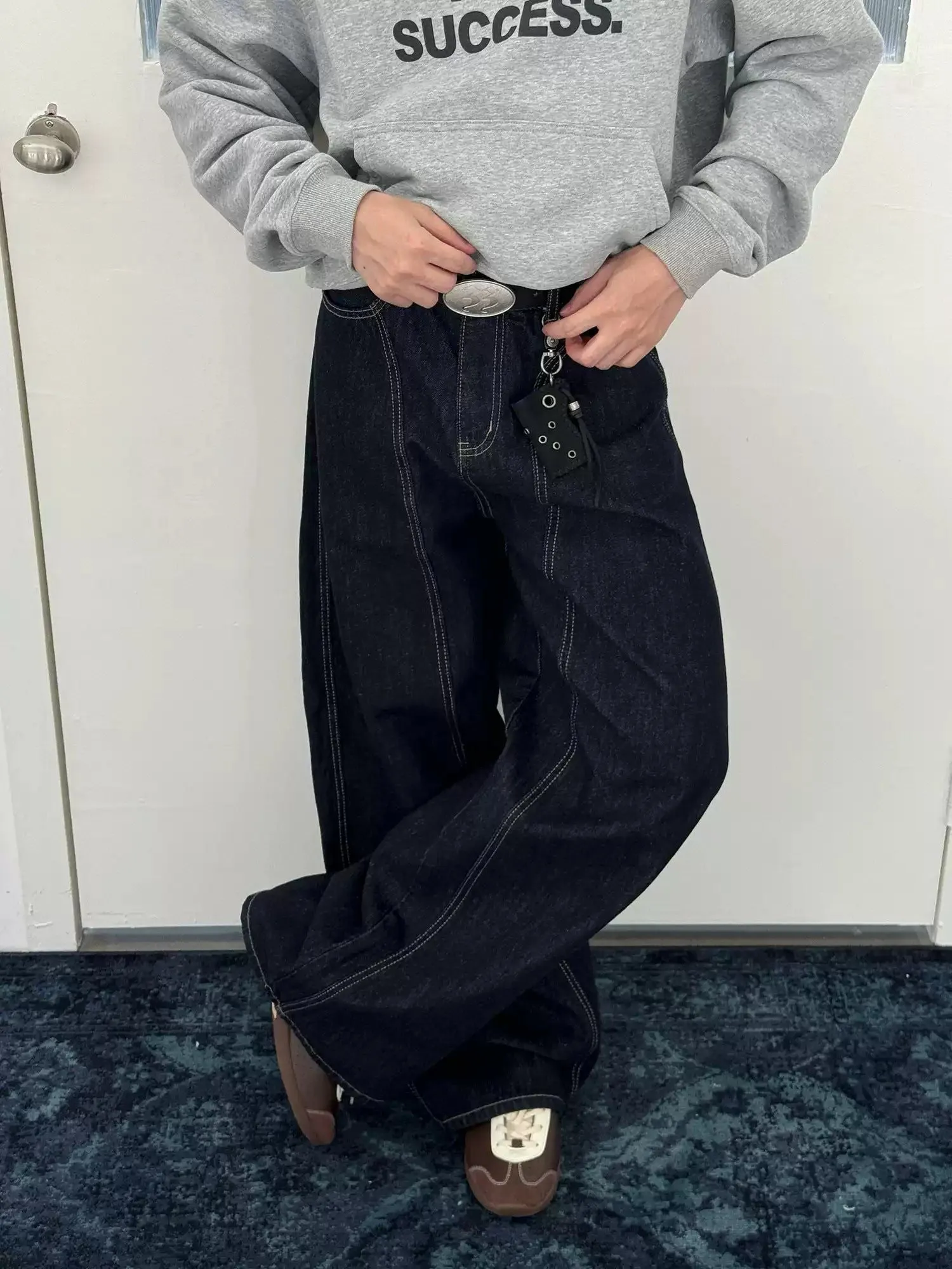Nine Stitched Machete Straight Jeans